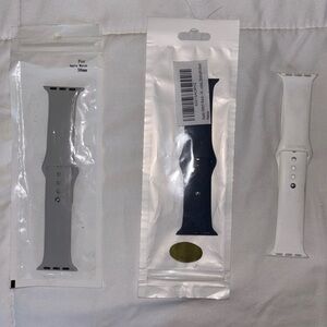 Apple Watch silicon bands 3 pack